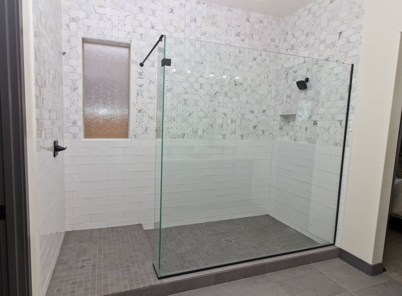 Open Concept Shower Design